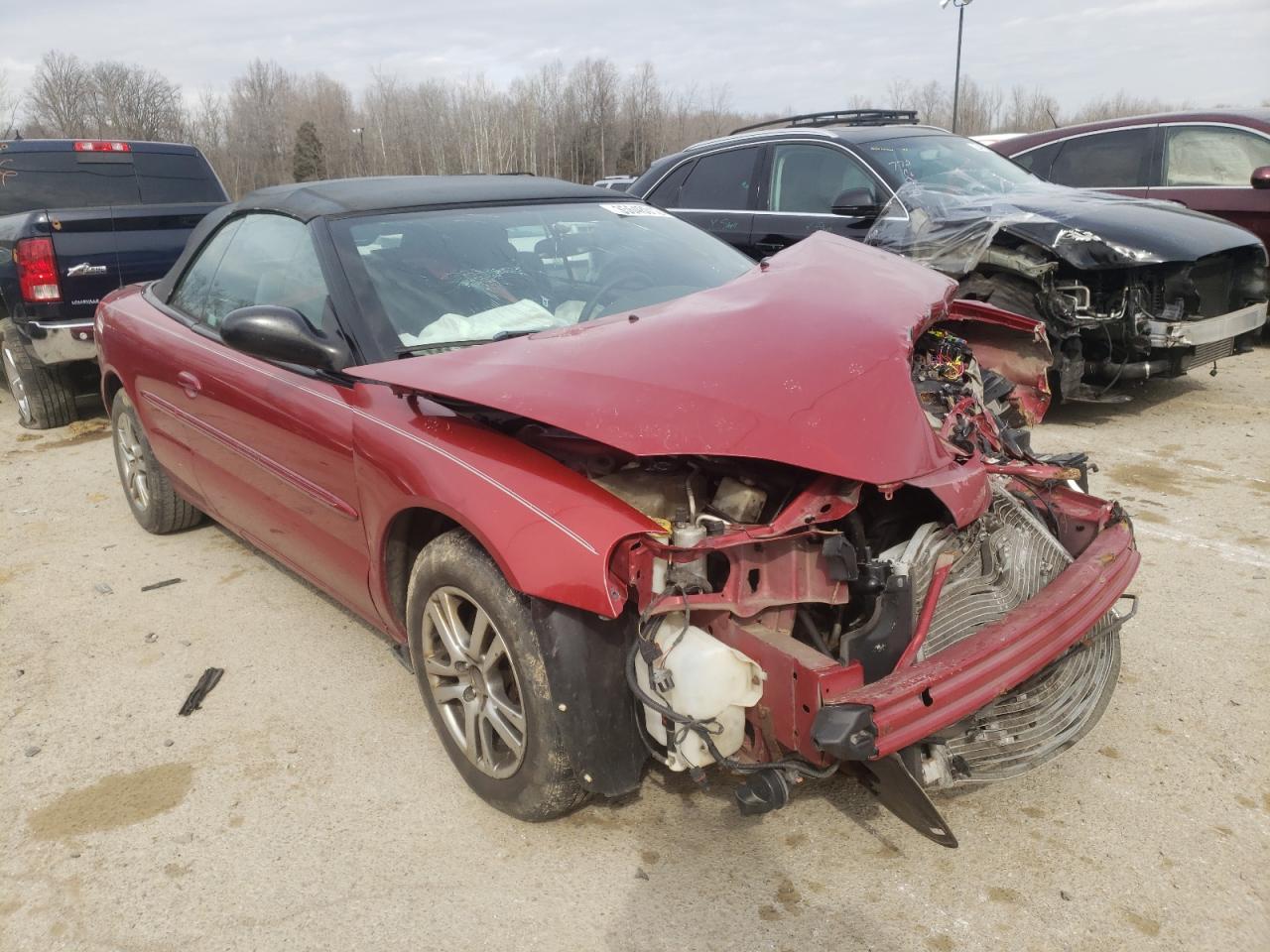 CHRYSLER SEBRING 2006 with VIN 1C3EL45X26N225840 - Photo from auction