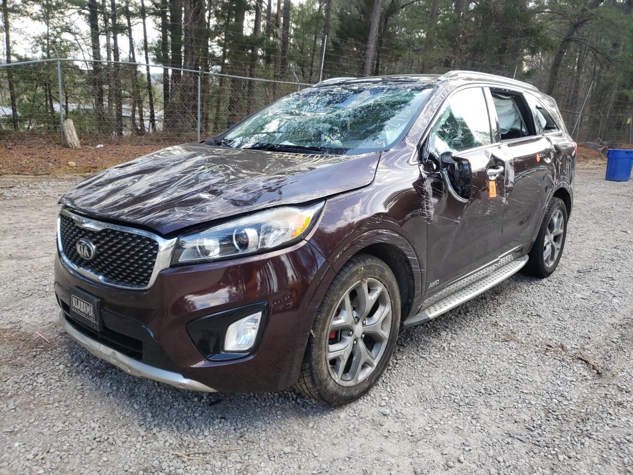 Photo 2 from auction – 2016 KIA SORENTO SX with VIN 5XYPKDA50GG017895