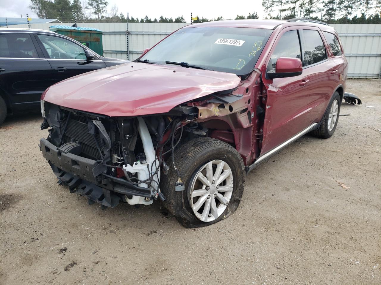Photo 2 from auction – 2015 DODGE DURANGO SX with VIN 1C4RDHAGXFC857620