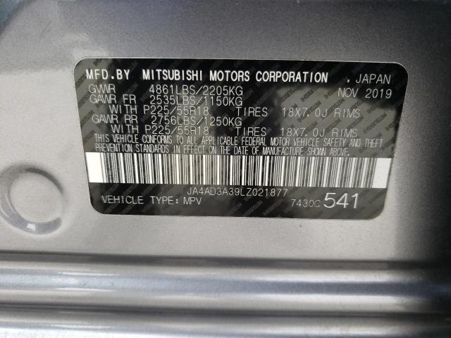 Photo 10 from auction – 2020 MITSUBISHI OUTLANDER with VIN JA4AD3A39LZ021877