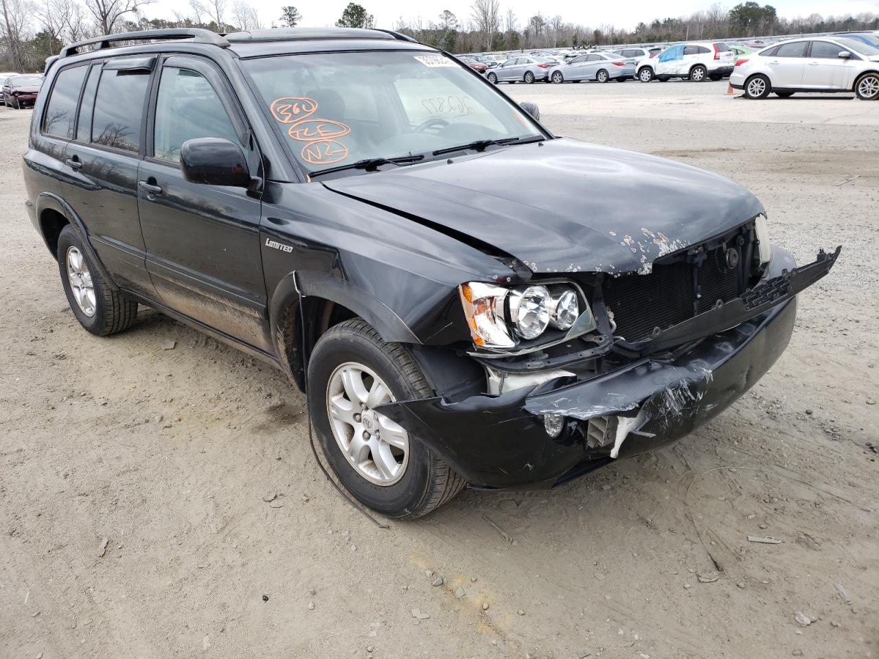 TOYOTA HIGHLANDER 2003 with VIN JTEGF21AX30099281 - Photo from auction