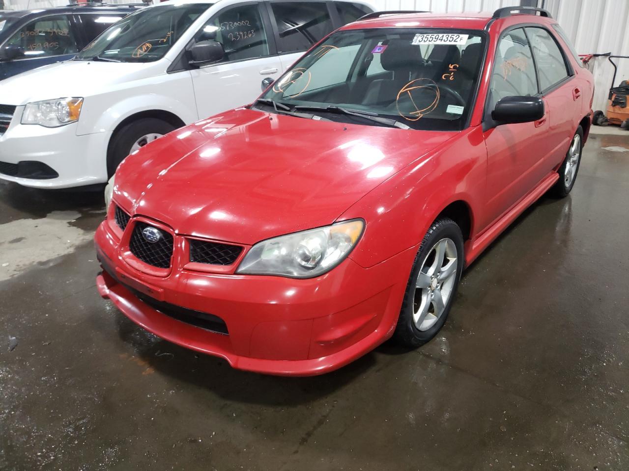 Photo 2 from auction – 2006 SUBARU IMPREZA with VIN JF1GG67616G812601