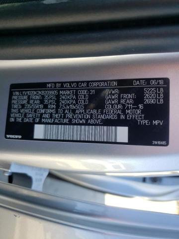 Photo 10 from auction – 2019 VOLVO XC60 T5 MO with VIN LYV102DK2KB209905