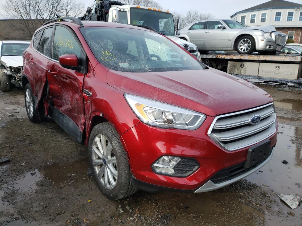 FORD ESCAPE SEL 2019 with VIN 1FMCU9HD9KUA83898 - Photo from auction
