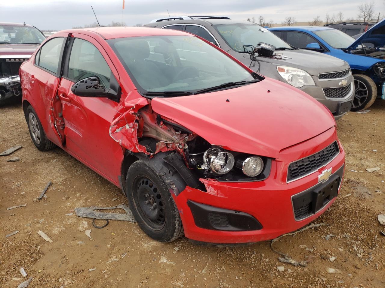 CHEVROLET SONIC LS 2015 with VIN 1G1JA5SH1F4163672 - Photo from auction