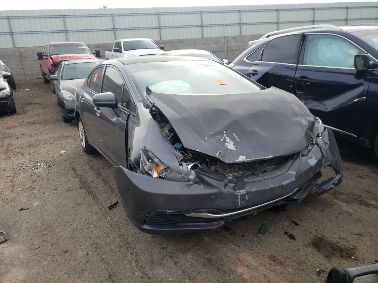 HONDA CIVIC LX 2015 with VIN 19XFB2F52FE070733 - Photo from auction
