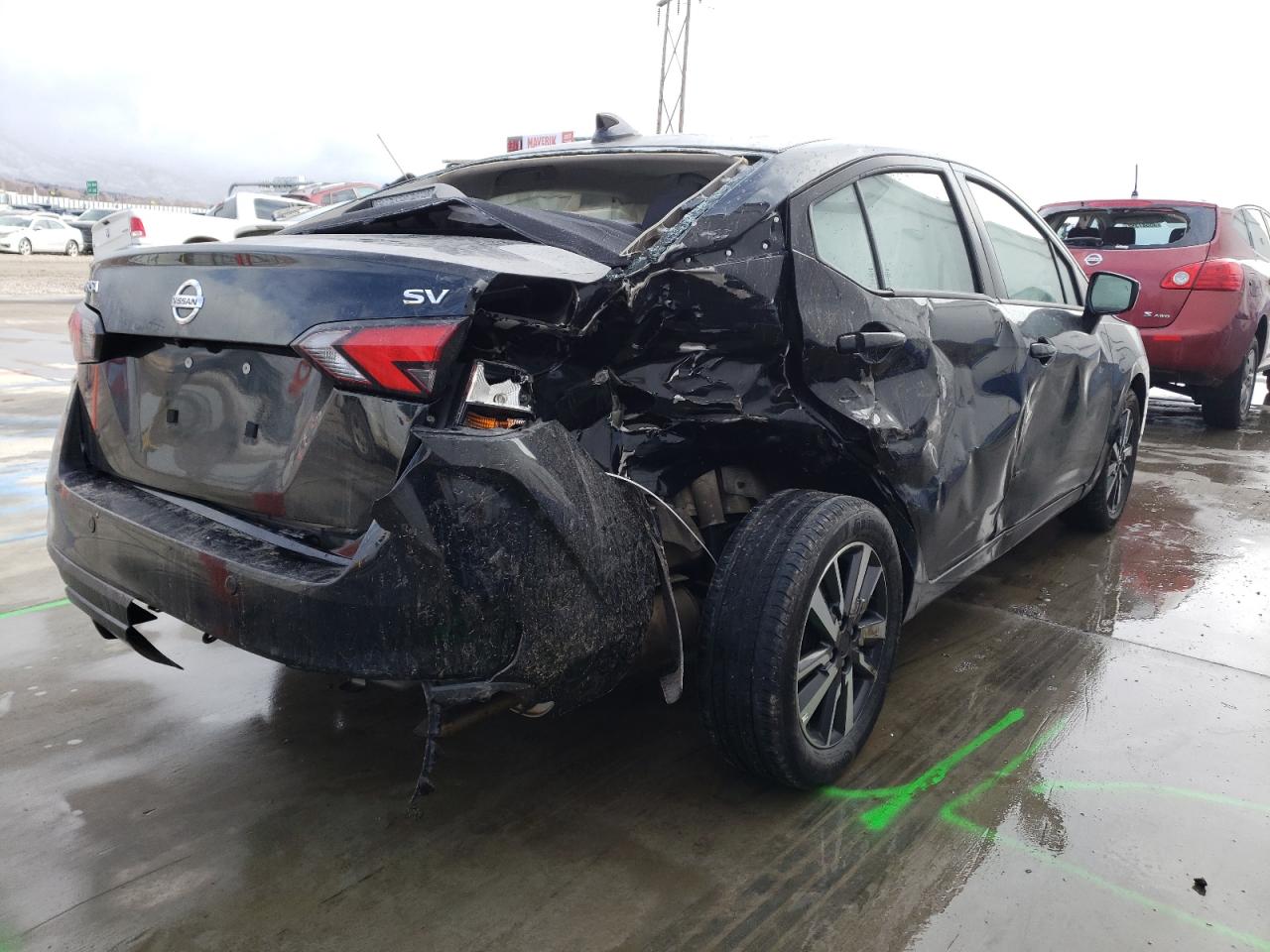 Photo 4 from auction – 2021 NISSAN VERSA SV with VIN 3N1CN8EV2ML829830
