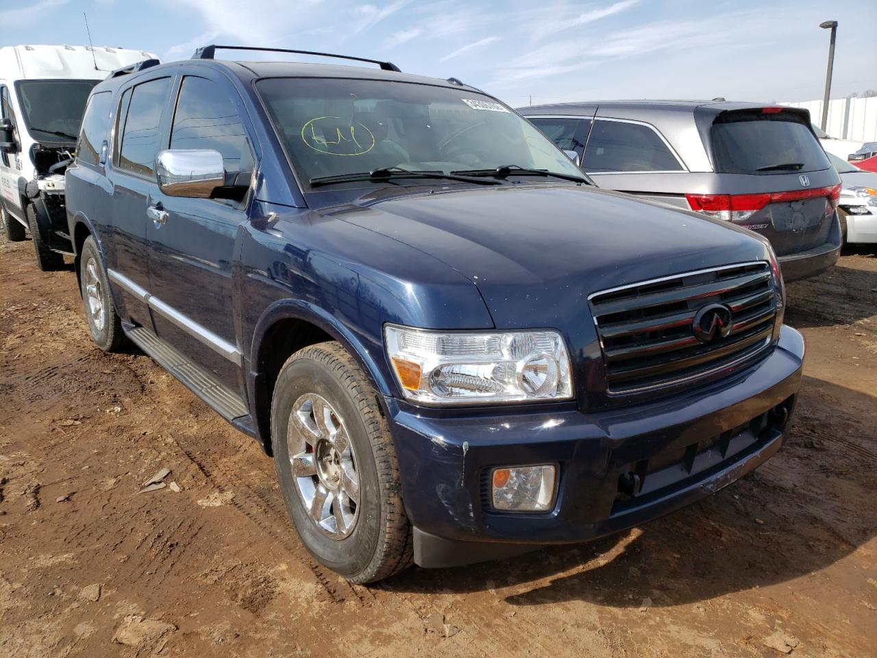 INFINITI QX56 2007 with VIN 5N3AA08C67N806120 - Photo from auction