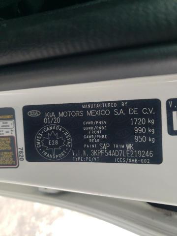 Photo 10 from auction – 2020 KIA FORTE EX with VIN 3KPF54AD7LE219246