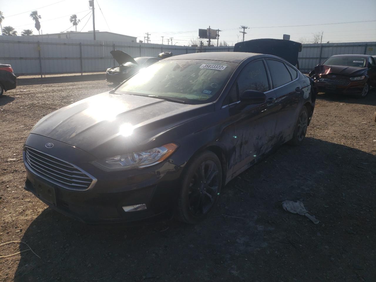 Photo 2 from auction – 2020 FORD FUSION SE with VIN 3FA6P0HD4LR180994