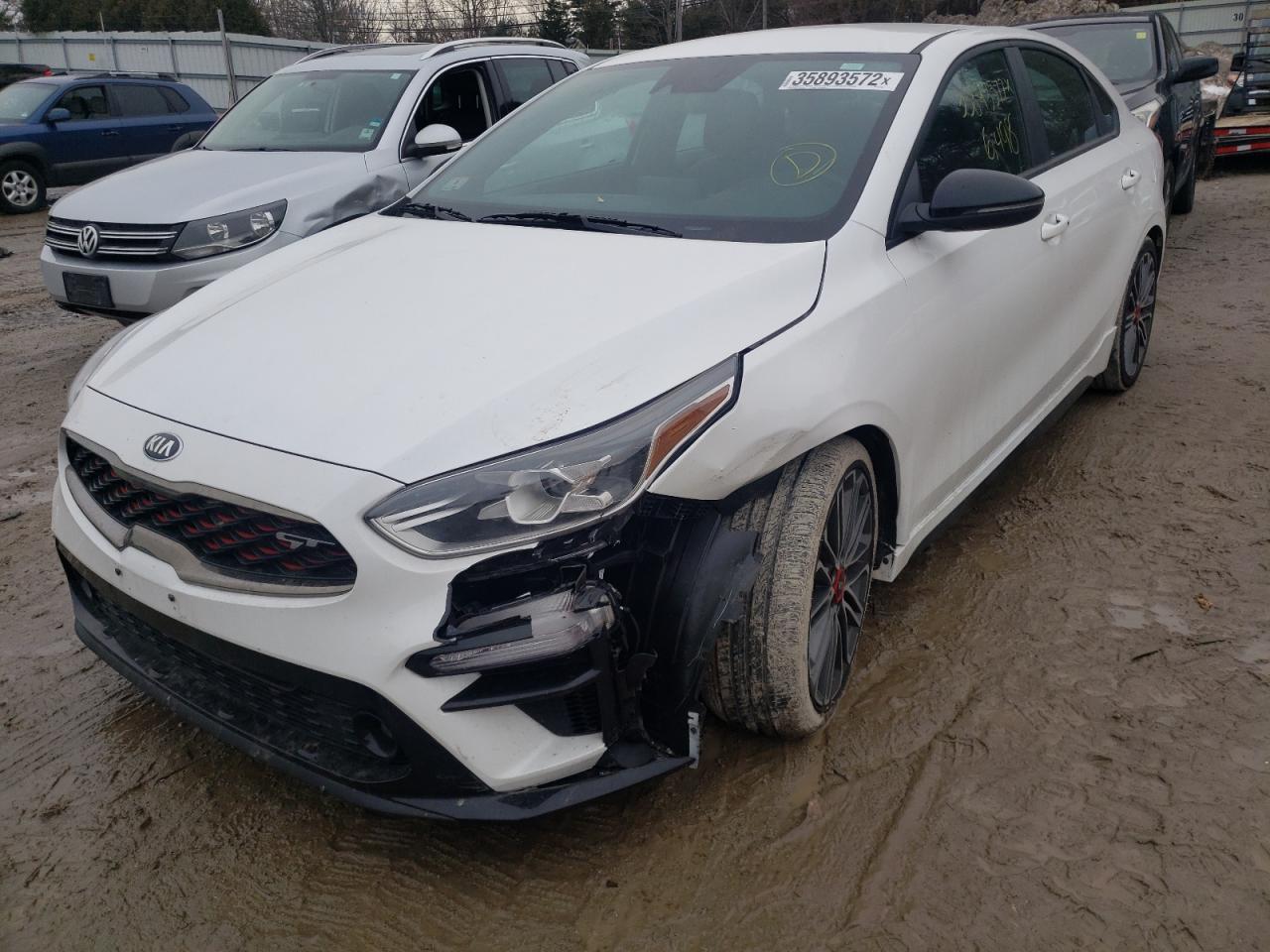 Photo 2 from auction – 2021 KIA FORTE GT with VIN 3KPF44AC8ME361195