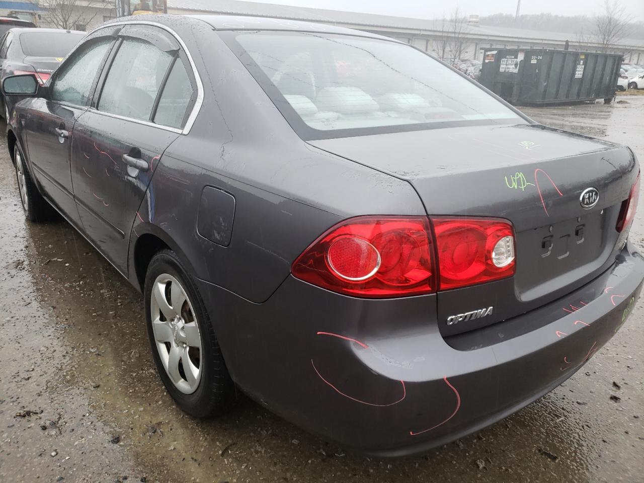 Photo 3 from auction – 2007 KIA OPTIMA LX with VIN KNAGE123175132093
