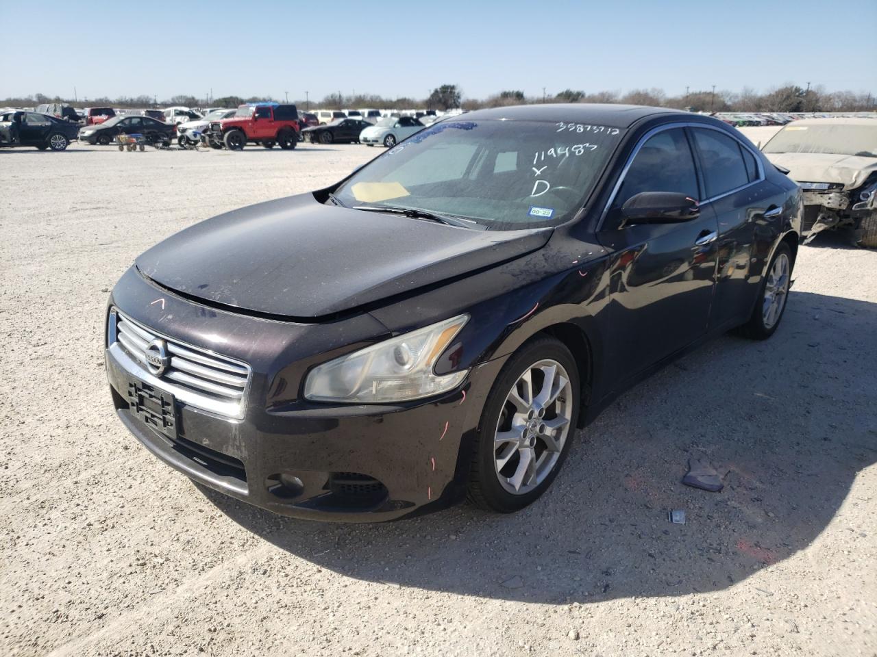 Photo 2 from auction – 2012 NISSAN MAXIMA S with VIN 1N4AA5AP8CC801567
