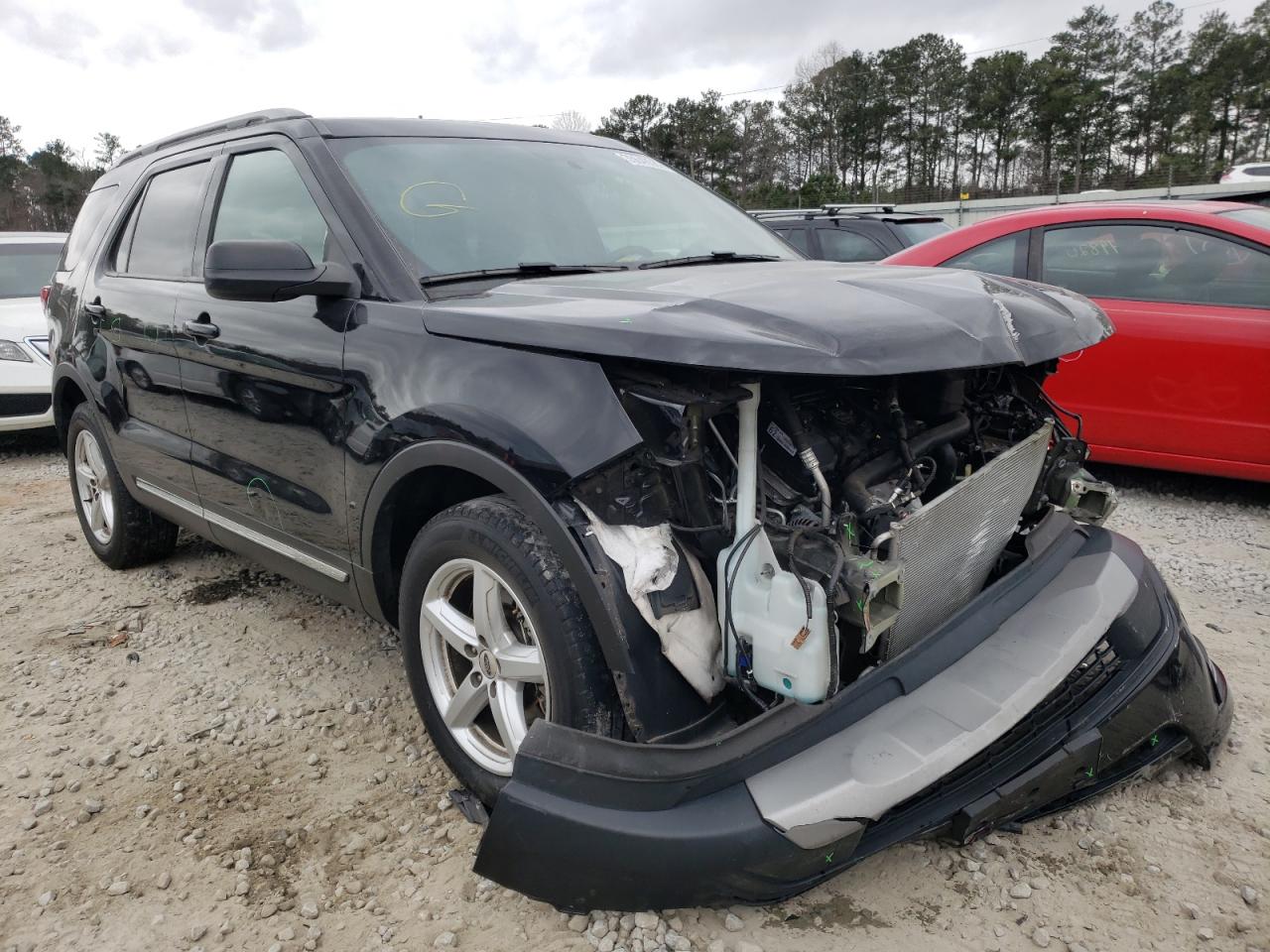 FORD EXPLORER X 2019 with VIN 1FM5K7D81KGA57774 - Photo from auction
