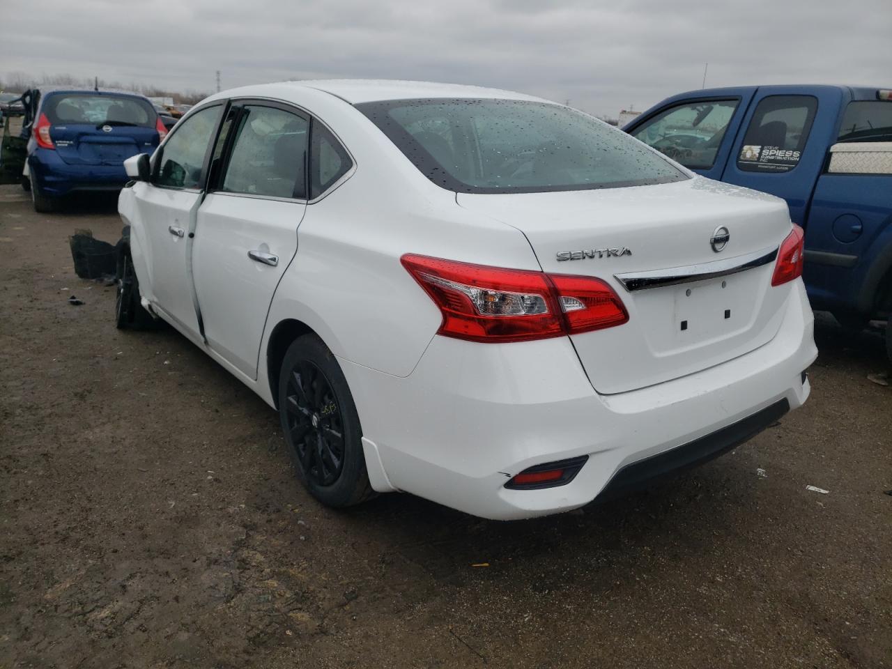 Photo 3 from auction – 2017 NISSAN SENTRA S with VIN 3N1AB7AP9HY340609