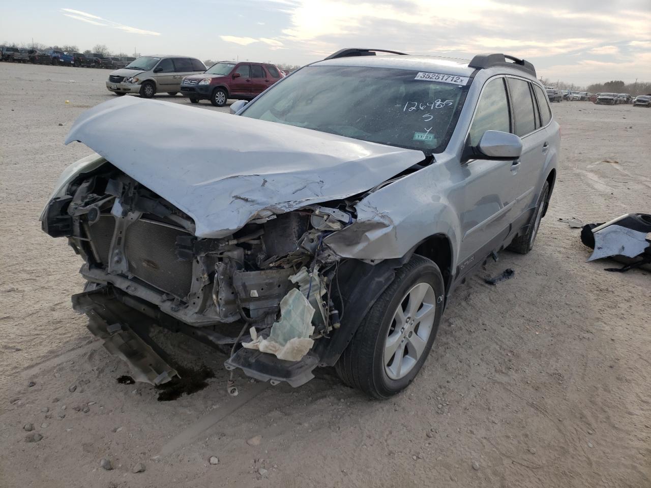 Photo 2 from auction – 2013 SUBARU OUTBACK 2. with VIN 4S4BRCKCXD3235240
