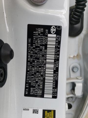 Photo 10 from auction – 2021 TOYOTA COROLLA LE with VIN 5YFEPMAE7MP155336