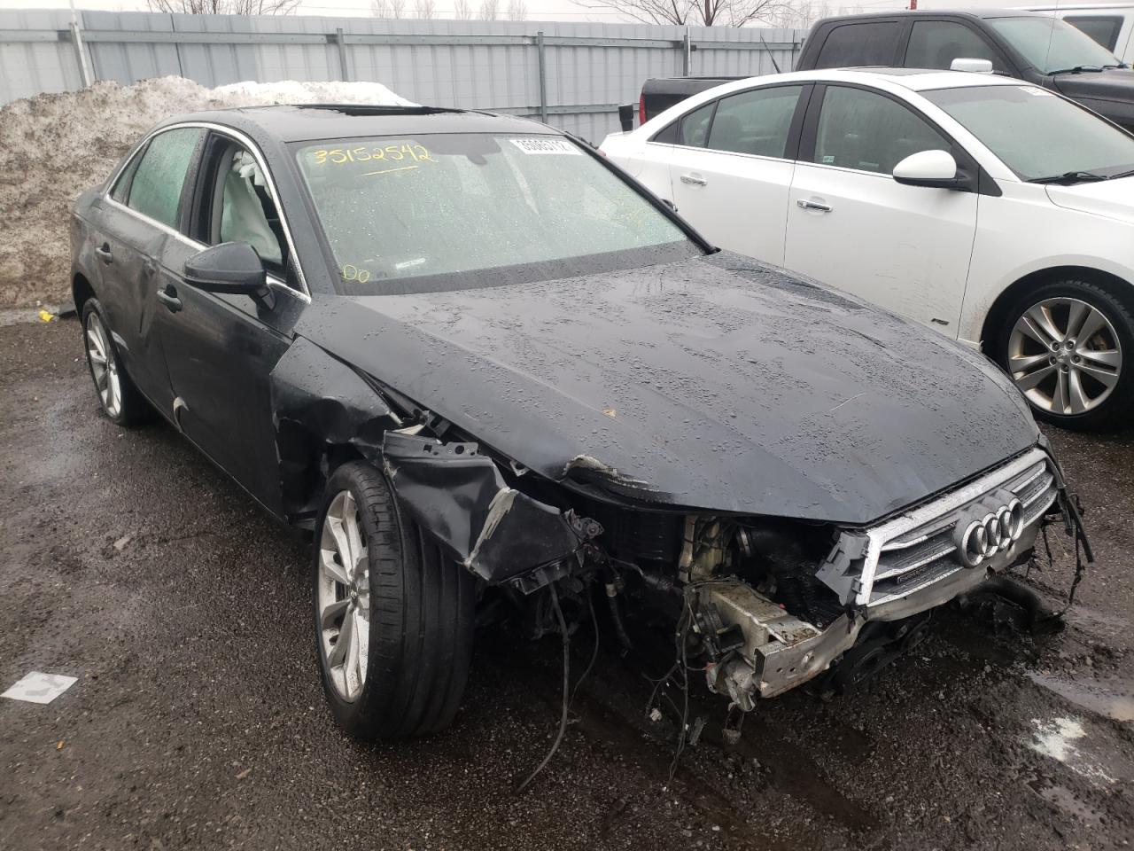 AUDI A4 PROGRES 2017 with VIN WAUBNAF47HN010420 - Photo from auction