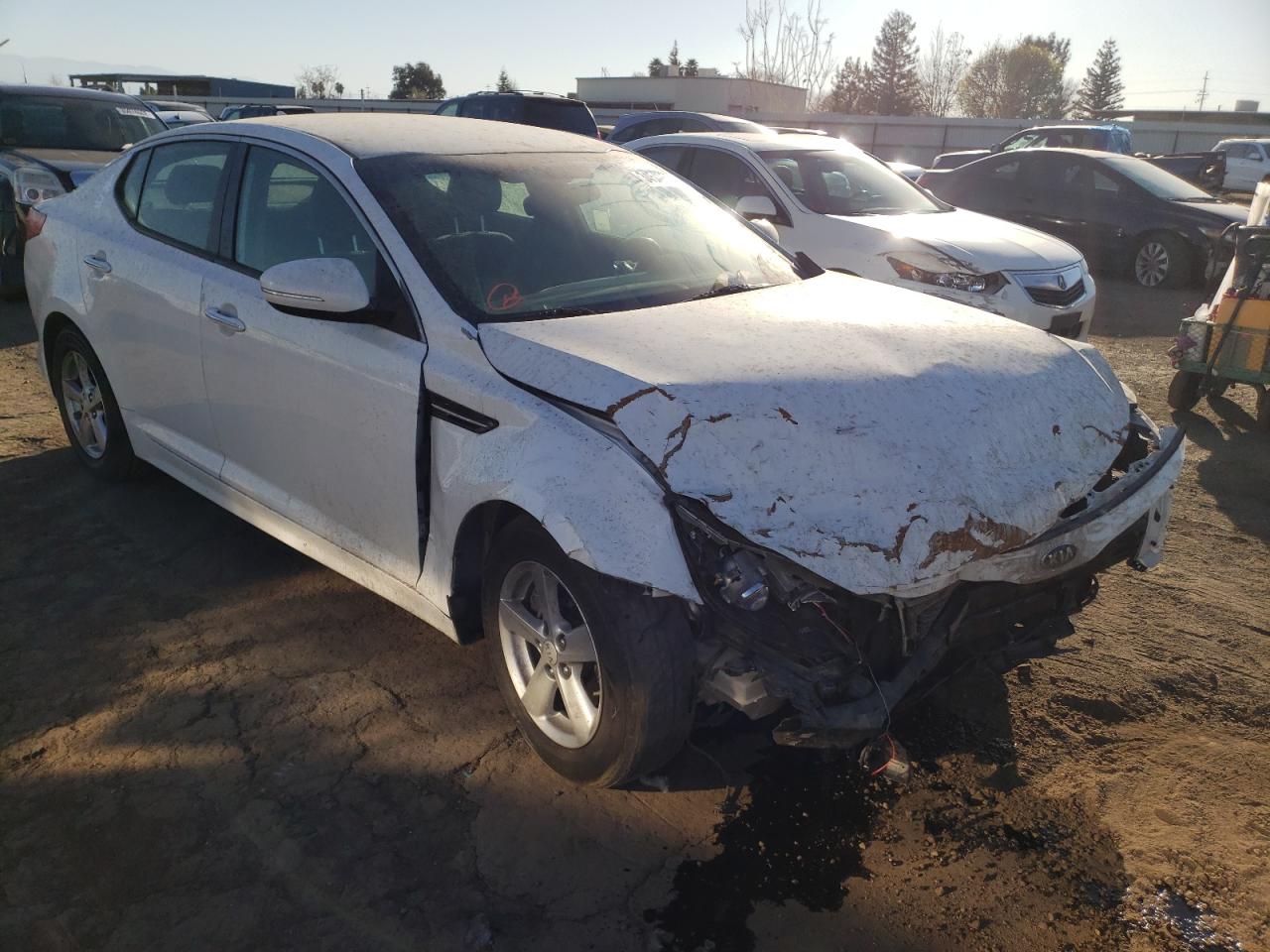 KIA OPTIMA LX 2015 with VIN 5XXGM4A78FG388222 - Photo from auction