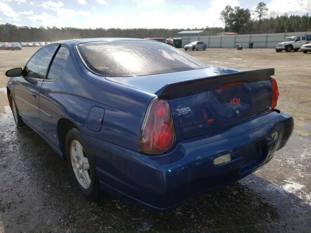 Photo 3 from auction – 2004 CHEVROLET MONTE CARL with VIN 2G1WX15K949291978