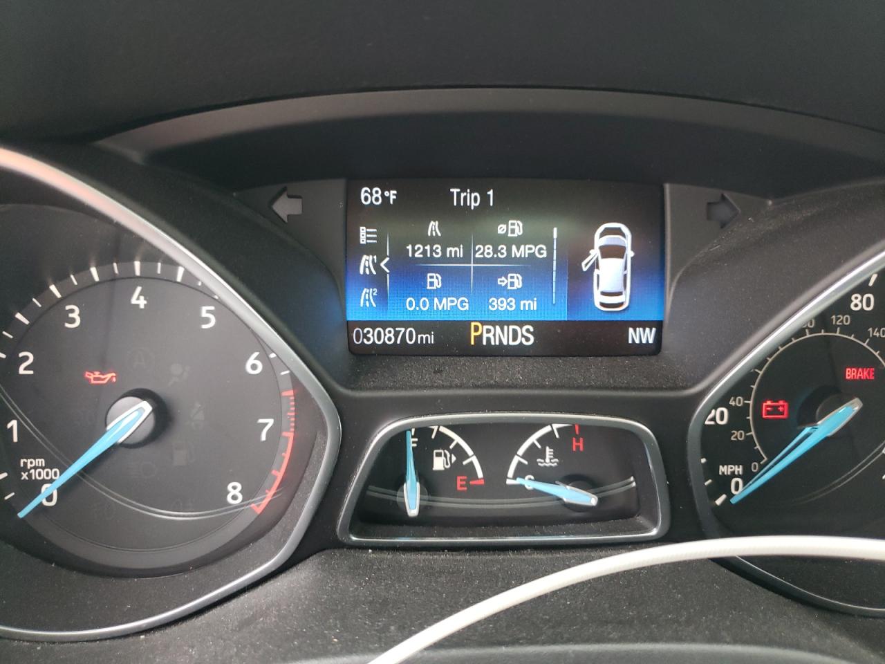 Photo 8 from auction – 2018 FORD FOCUS SEL with VIN 1FADP3H29JL232297