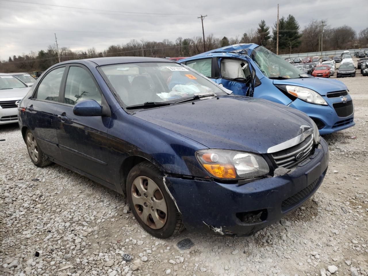 KIA SPECTRA EX 2009 with VIN KNAFE221295632475 - Photo from auction