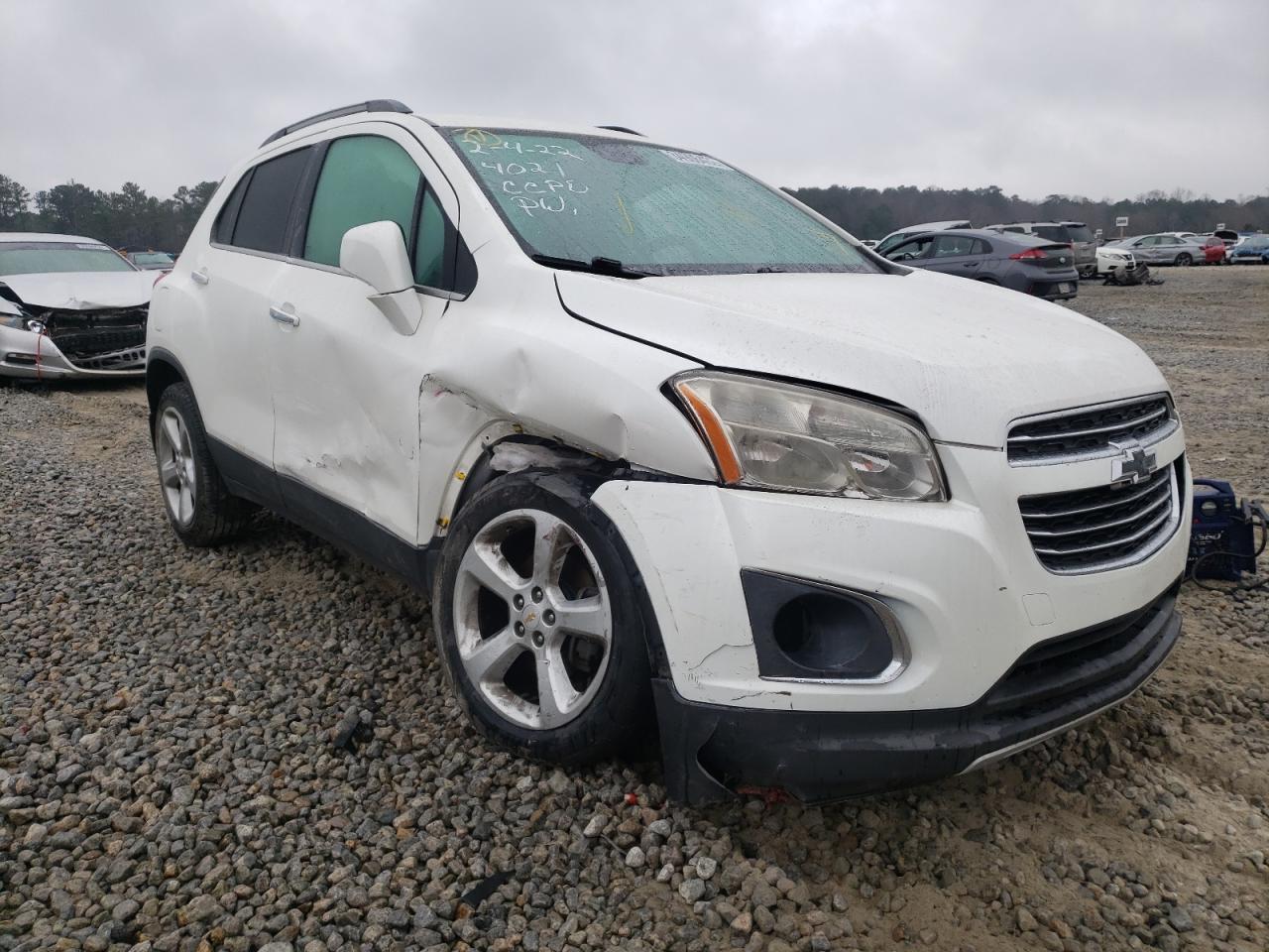 Photo 1 from auction – 2015 CHEVROLET TRAX LTZ with VIN KL7CJNSB2FB074021