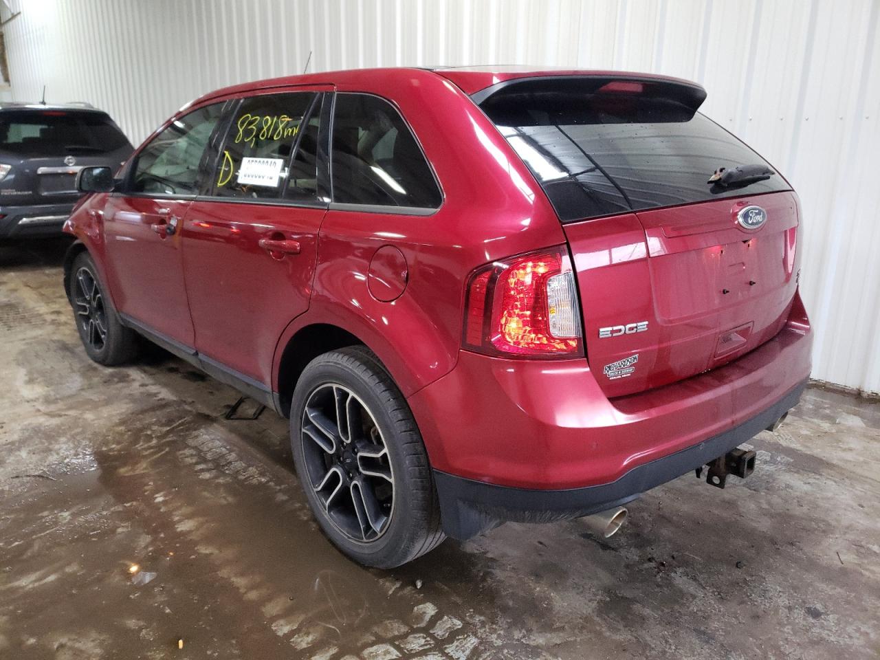 Photo 3 from auction – 2013 FORD EDGE SEL with VIN 2FMDK4JC4DBB89702