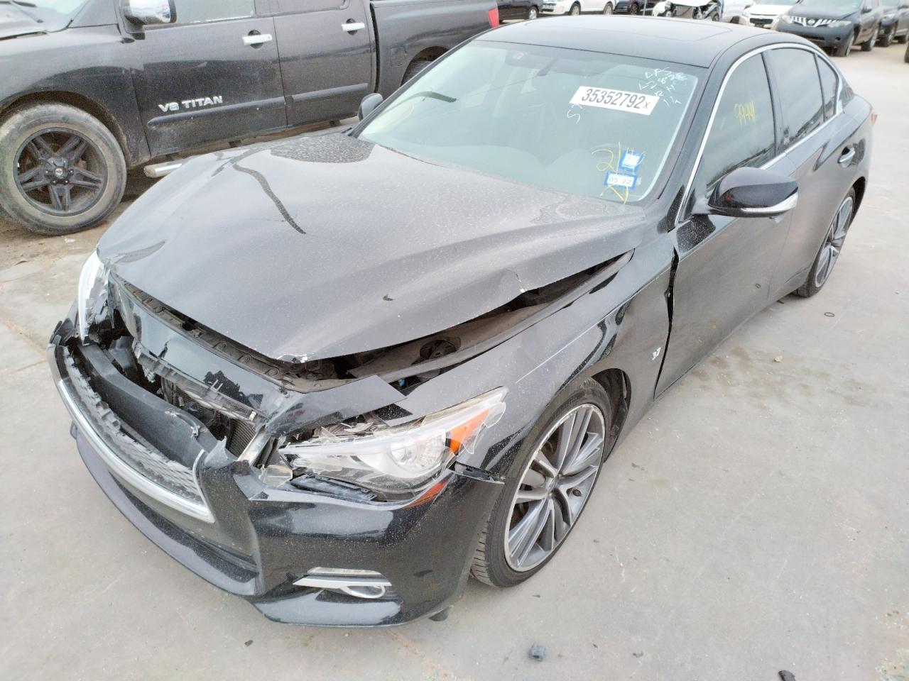 Photo 2 from auction – 2015 INFINITI Q50 BASE with VIN JN1BV7AP7FM342709