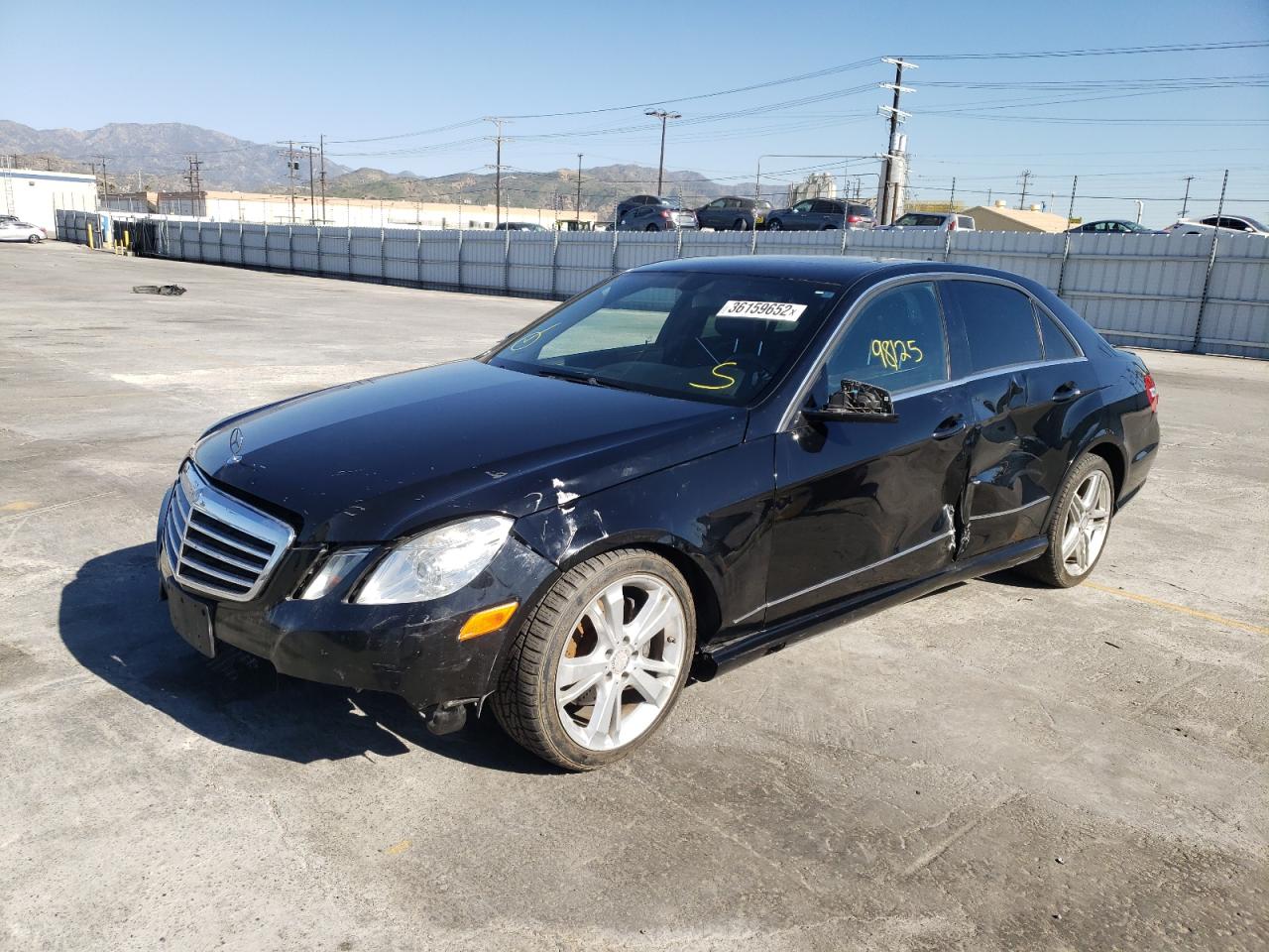 Photo 2 from auction – 2011 MERCEDES-BENZ E 350 with VIN WDDHF5GB3BA371520