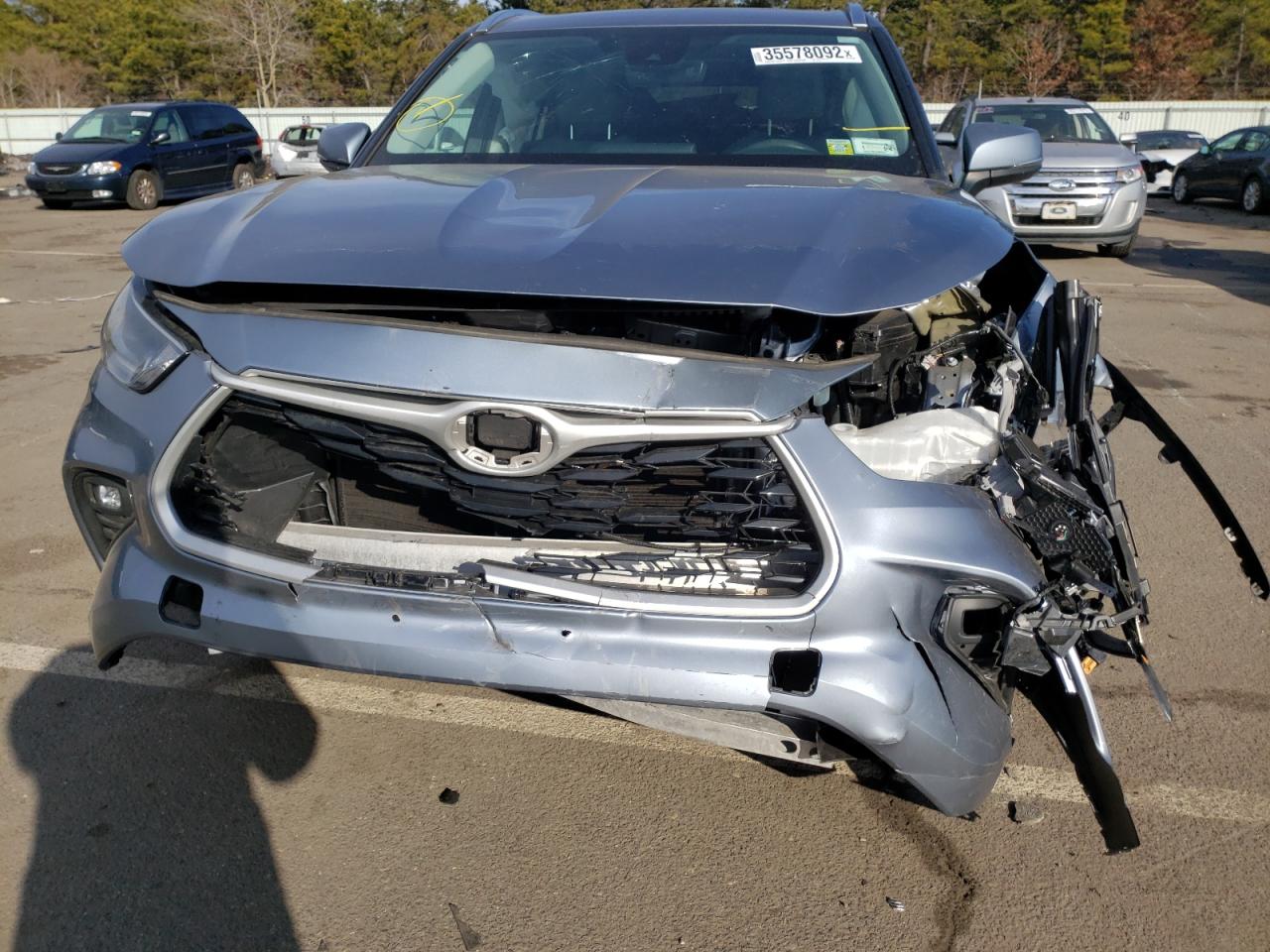 Photo 9 from auction – 2021 TOYOTA HIGHLANDER with VIN 5TDGZRBH4MS077596