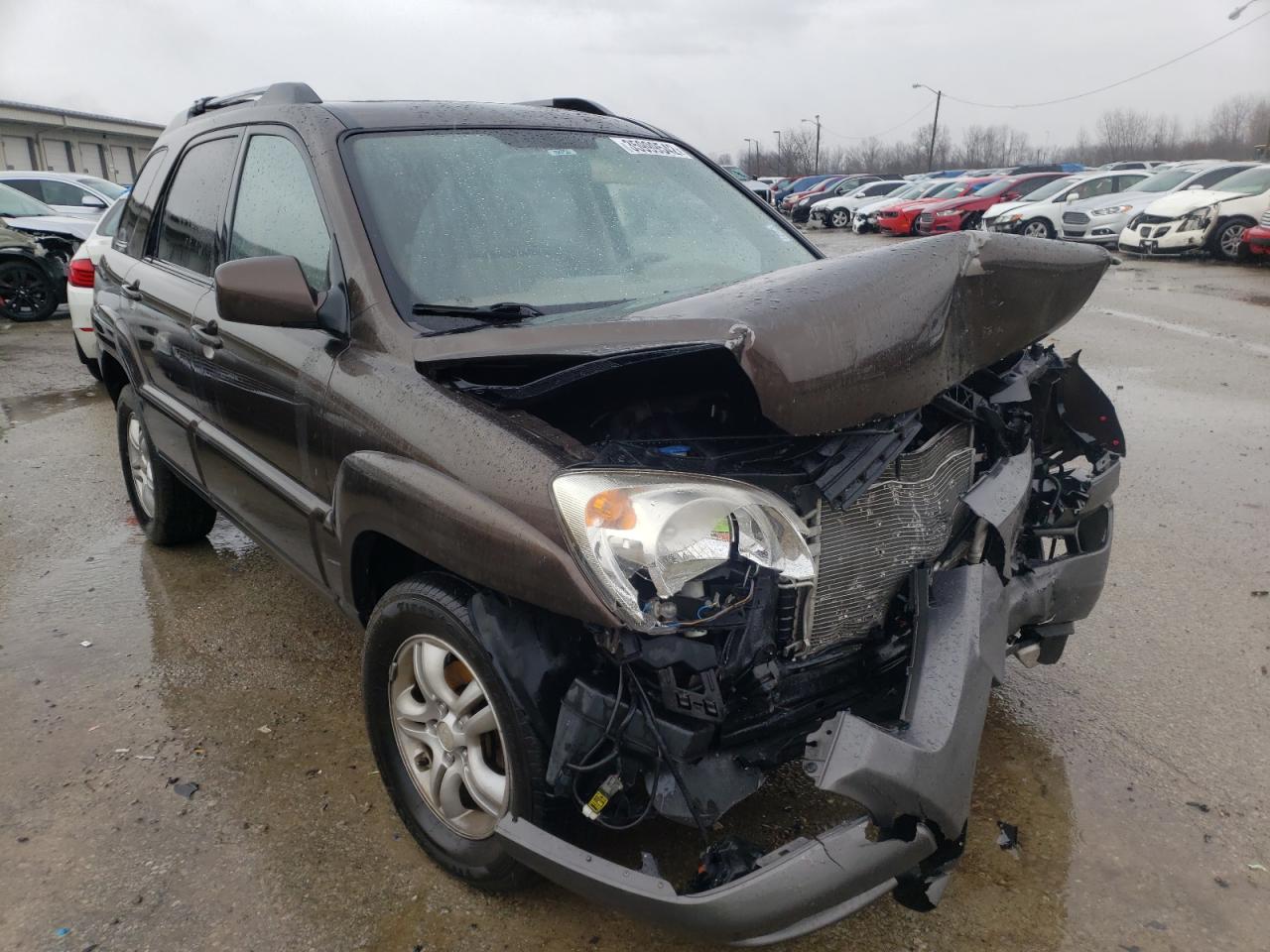 KIA SPORTAGE E 2008 with VIN KNDJF723987526830 - Photo from auction
