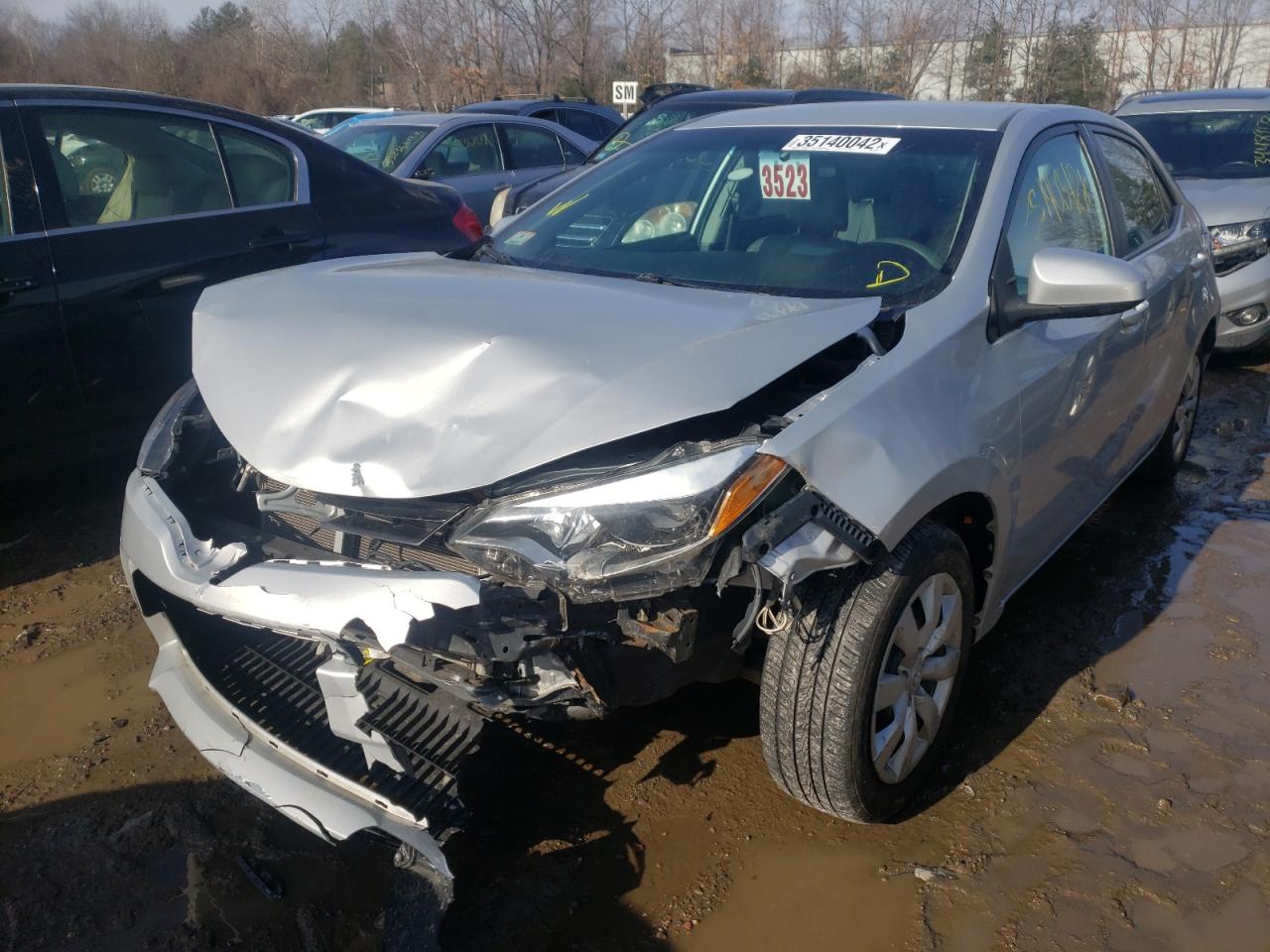Photo 2 from auction – 2015 TOYOTA COROLLA L with VIN 2T1BURHE9FC479261