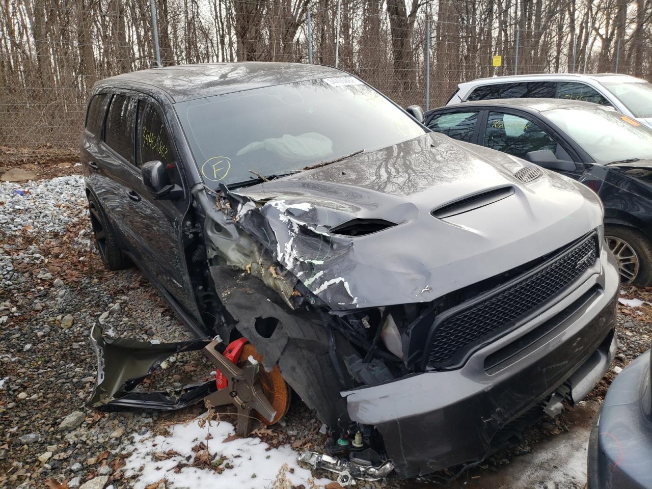 DODGE DURANGO SR 2018 with VIN 1C4SDJGJ8JC173816 - Photo from auction