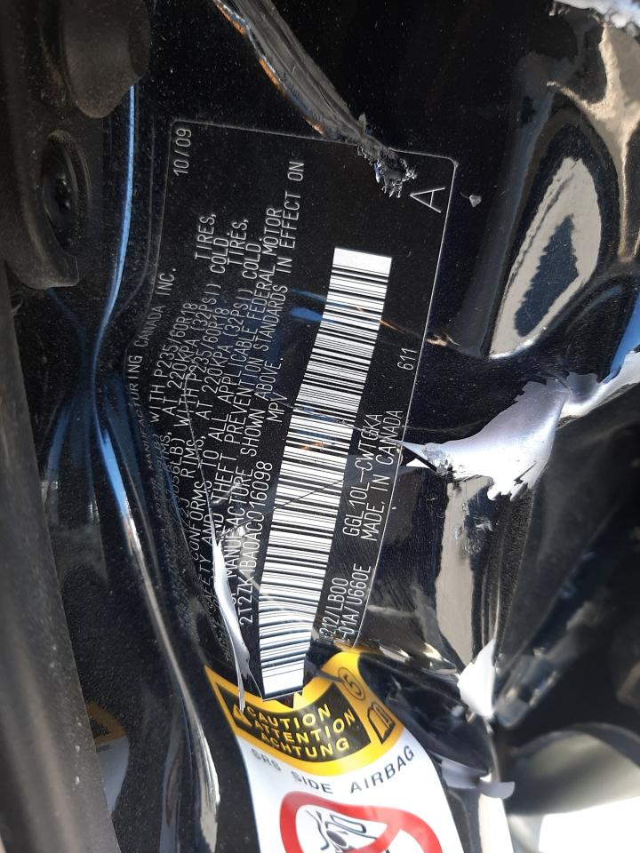 Zdjęcie 10 z aukcji – 2010 LEXUS RX 350 z VIN 2T2ZK1BA0AC016098