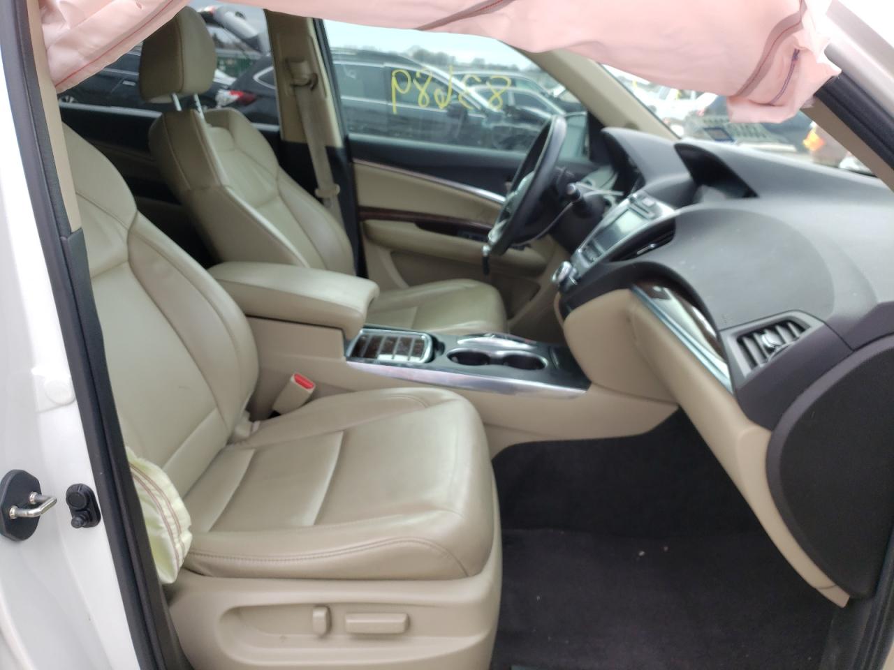 Photo 5 from auction – 2017 ACURA MDX TECHNO with VIN 5FRYD3H50HB002125