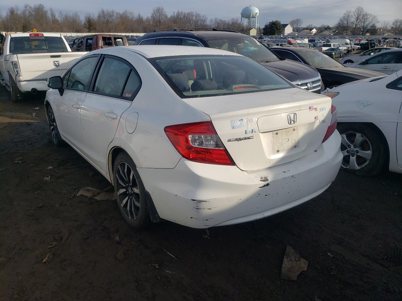 Photo 3 from auction – 2012 HONDA CIVIC LX with VIN 19XFB2F52CE060909