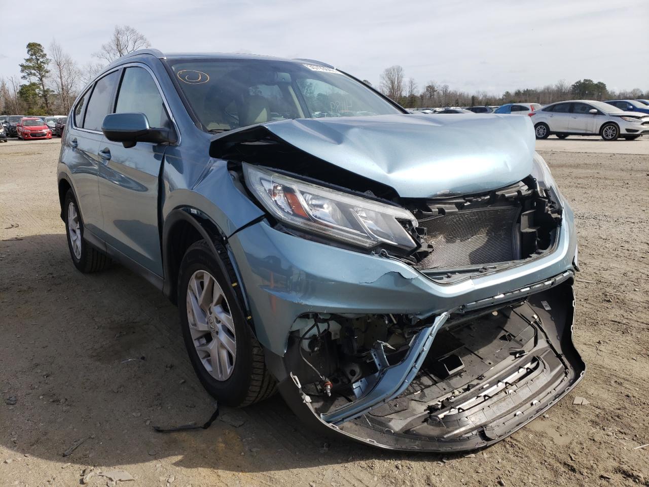 HONDA CR-V EXL 2015 with VIN 2HKRM3H75FH550854 - Photo from auction