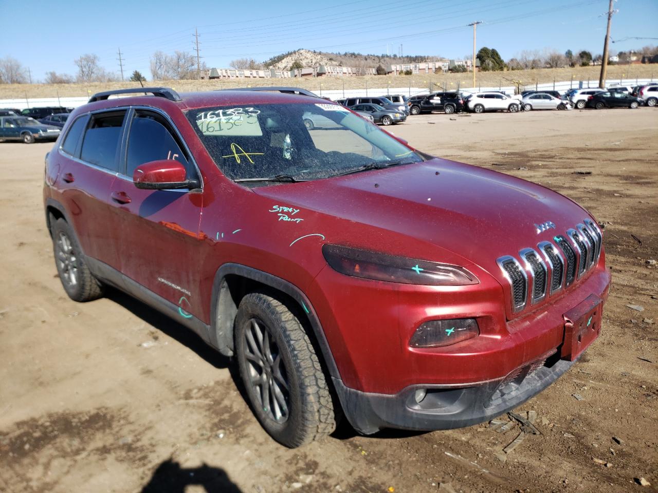 JEEP CHEROKEE L 2016 with VIN 1C4PJMCS1GW163490 - Photo from auction