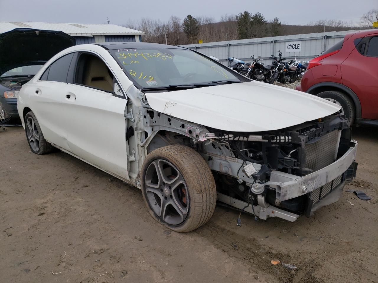MERCEDES-BENZ CLA 250 2014 with VIN WDDSJ4EB7EN108543 - Photo from auction