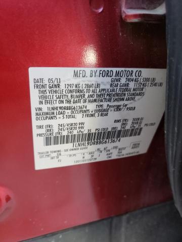 Photo 10 from auction – 2011 LINCOLN MKS with VIN 1LNHL9DR8BG613674