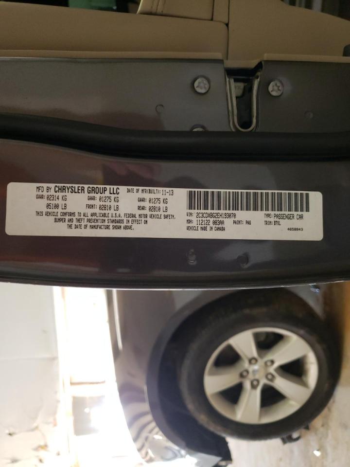 Photo 10 from auction – 2014 DODGE CHARGER SE with VIN 2C3CDXBG2EH193070
