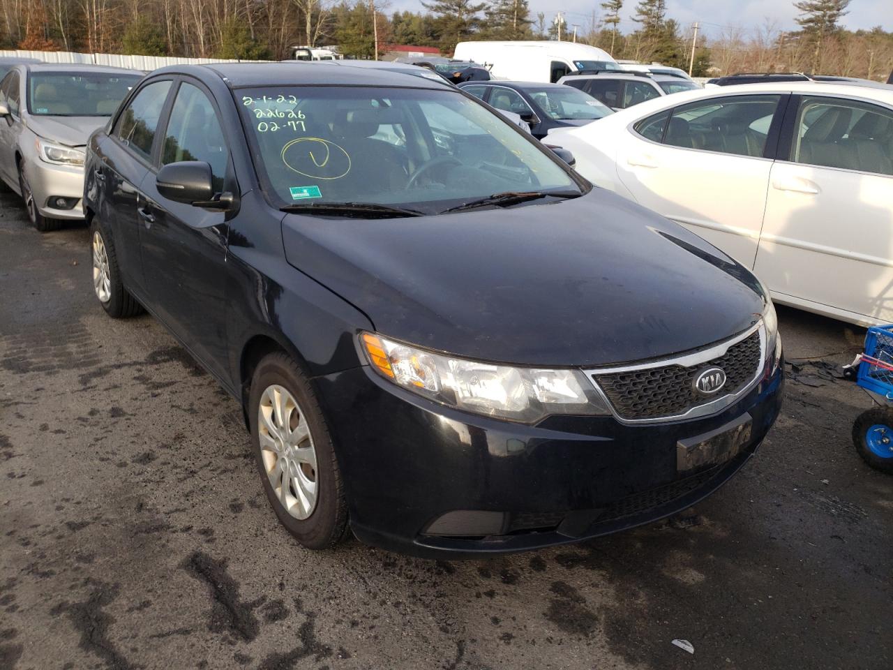 KIA FORTE EX 2012 with VIN KNAFU4A2XC5603791 - Photo from auction