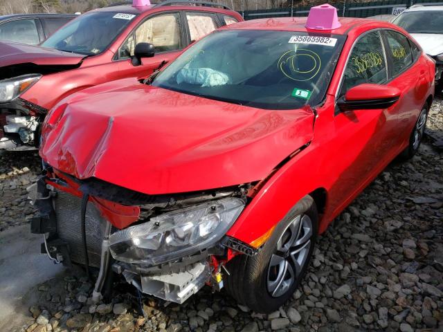 Photo 2 from auction – 2017 HONDA CIVIC LX with VIN 2HGFC2F55HH504746