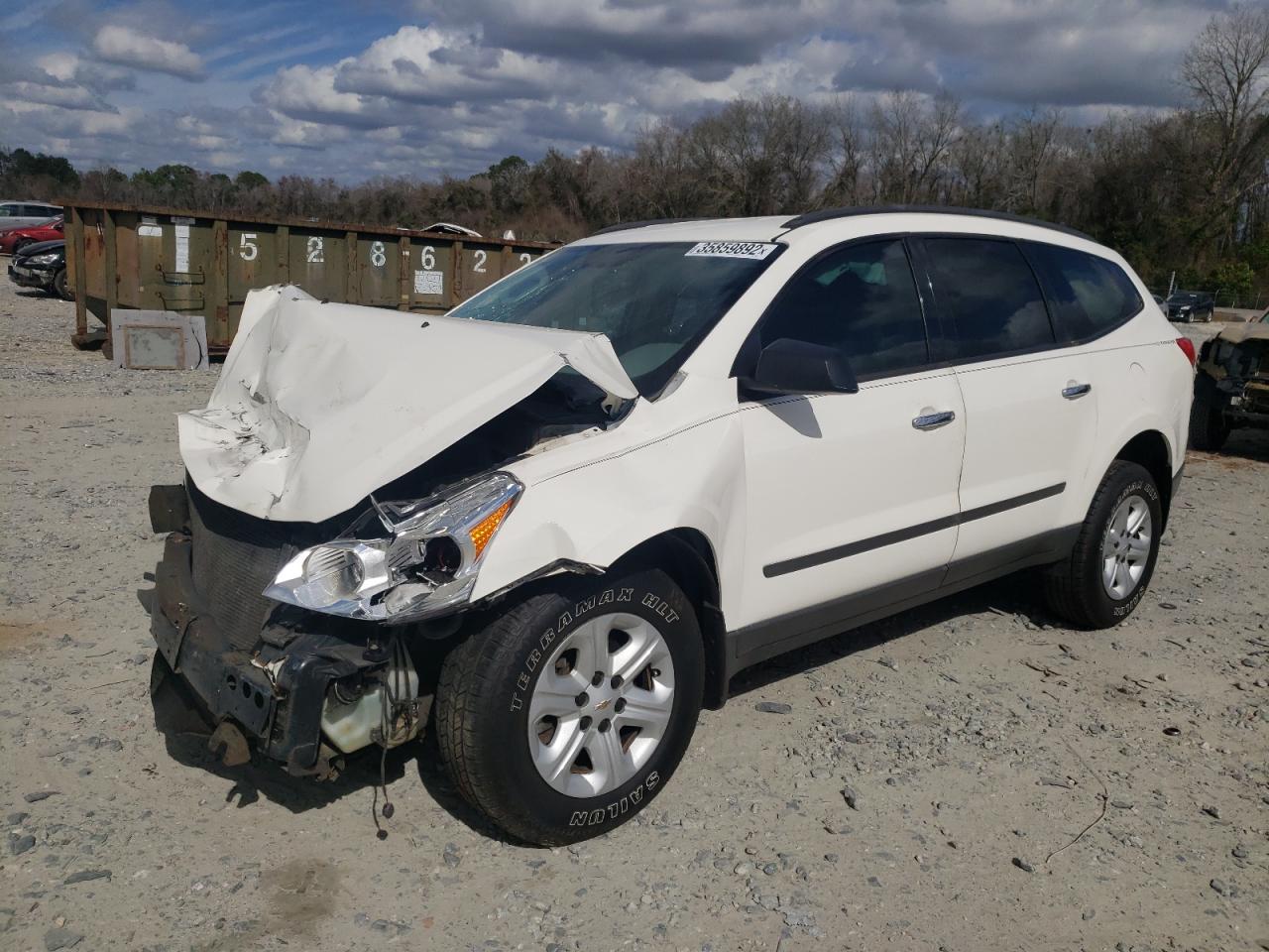 Photo 2 from auction – 2011 CHEVROLET TRAVERSE L with VIN 1GNKREED4BJ230586