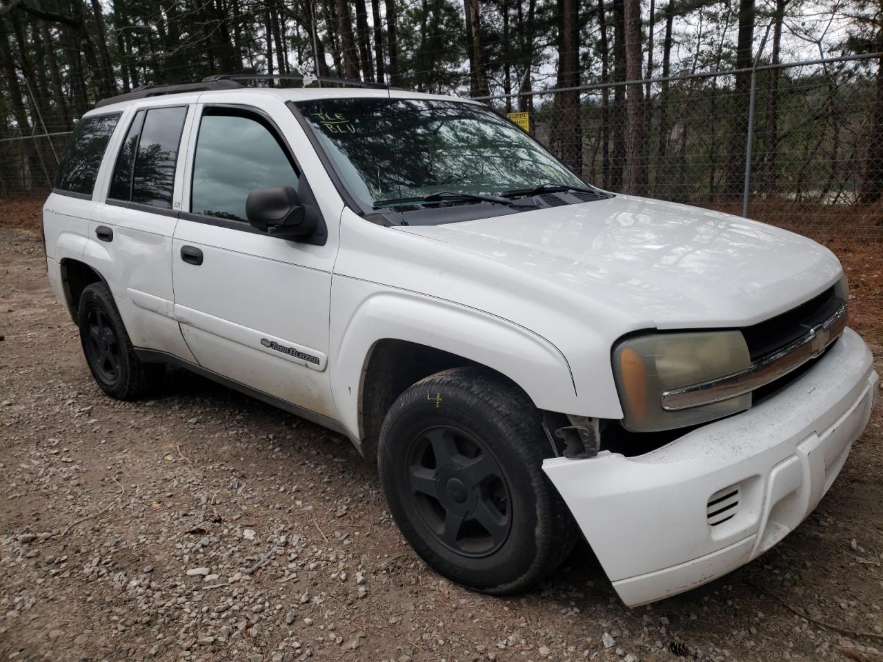Photo 1 from auction – 2002 CHEVROLET TRAILBLAZE with VIN 1GNDS13S722527224