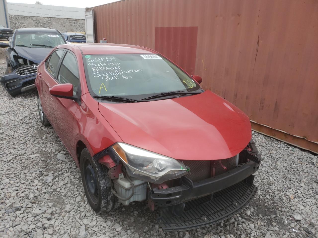 TOYOTA COROLLA L 2016 con VIN 5YFBURHE3GP366195 - Foto de la subasta