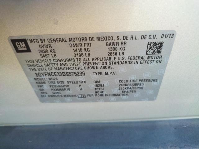 Photo 10 from auction – 2013 CADILLAC SRX LUXURY with VIN 3GYFNCE33DS575296