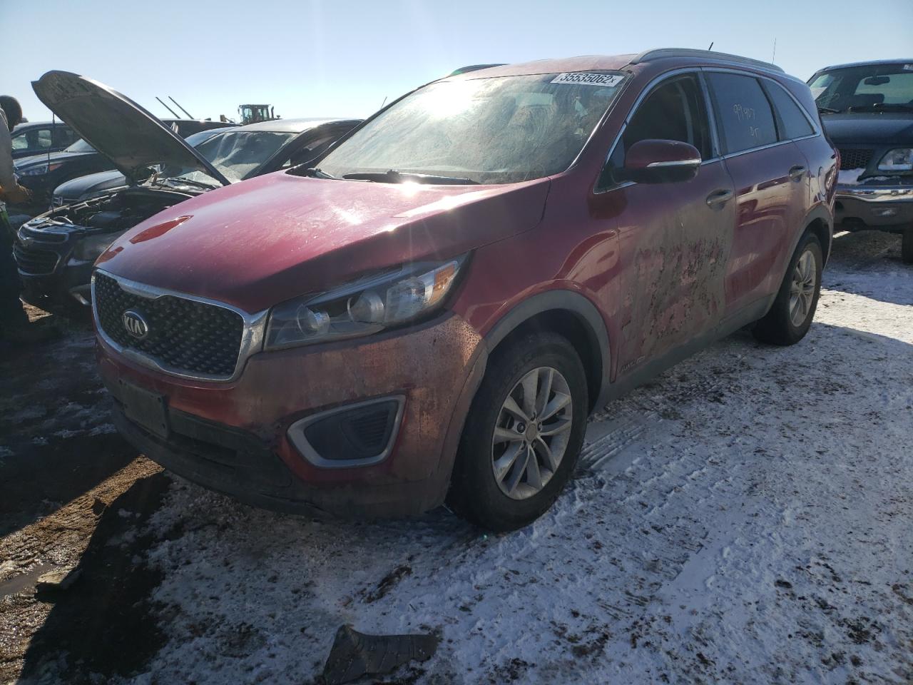 Photo 2 from auction – 2016 KIA SORENTO LX with VIN 5XYPGDA58GG134688