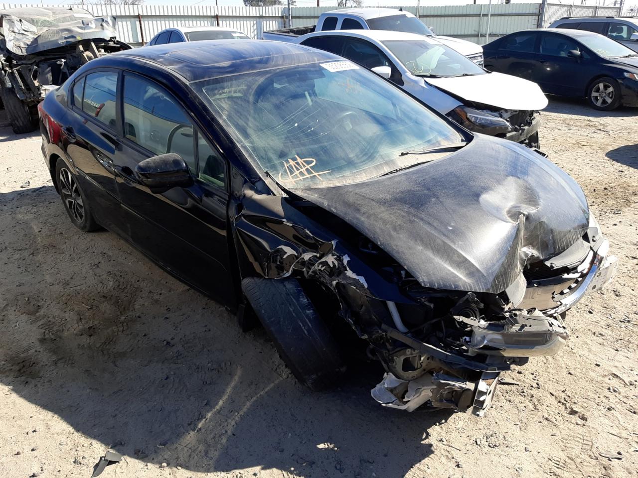 HONDA CIVIC EX 2015 with VIN 19XFB2F86FE292993 - Photo from auction
